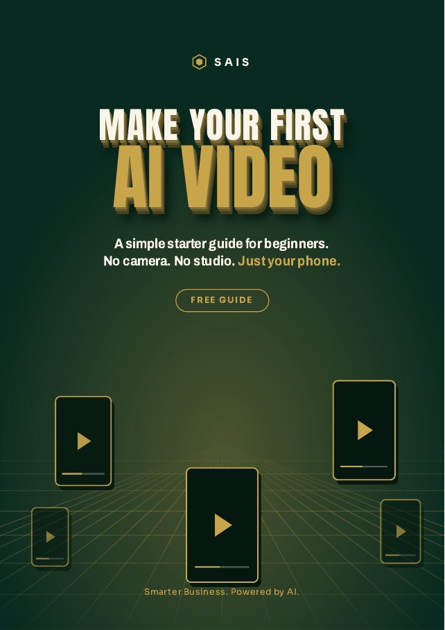 SAIS AI Video Starter Guide cover